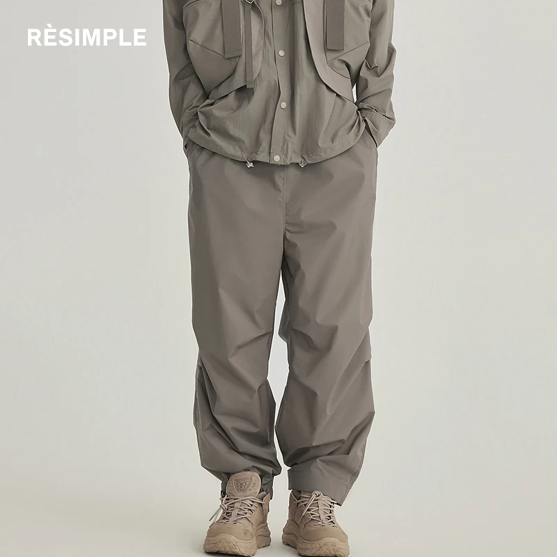 RESIMPLE简单点『商场同款』极简生活-梭织长裤-0527