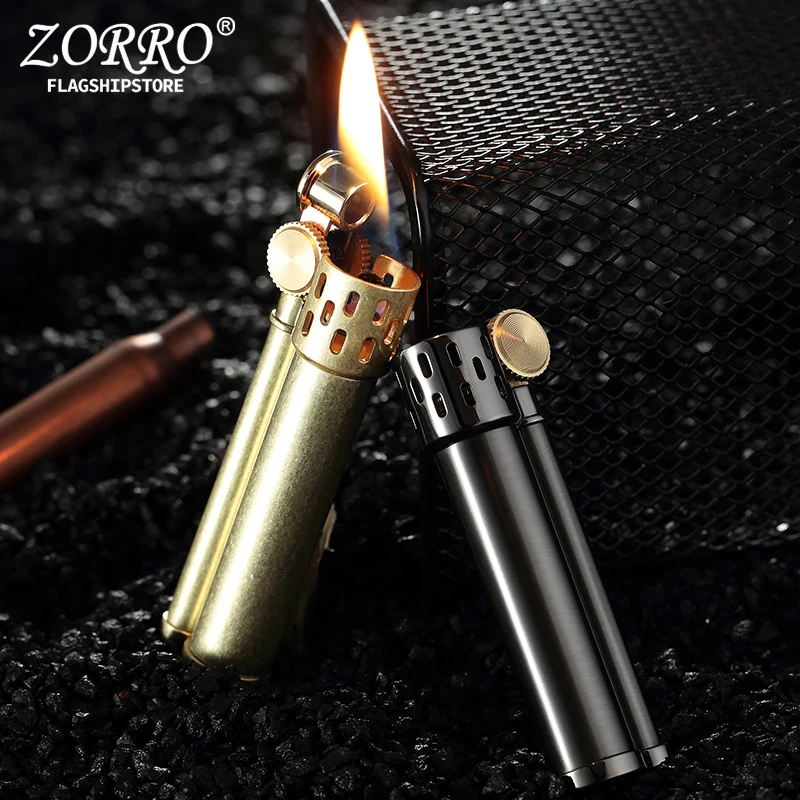 ZORRO佐罗煤油打火机537复古创意便携迷你砂轮火机男士个性礼物