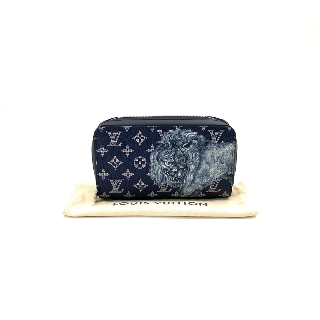 99新 LouisVuitton/路易威登 动物园狮子限量手拿包尺寸22/13绝版