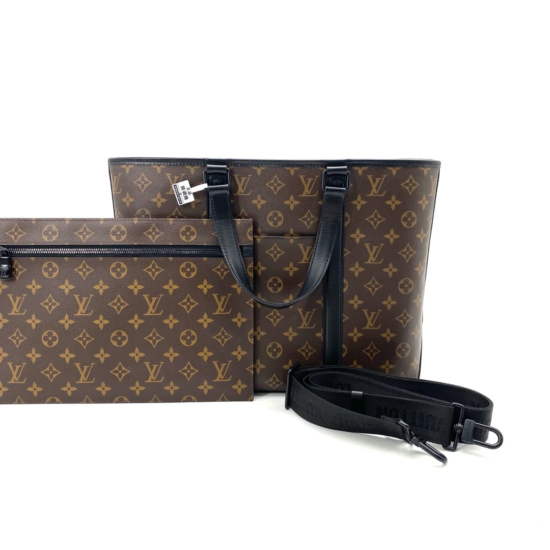 99新 LouisVuitton/路易威登 经典老花TOTE 手袋托特包37/29芯片