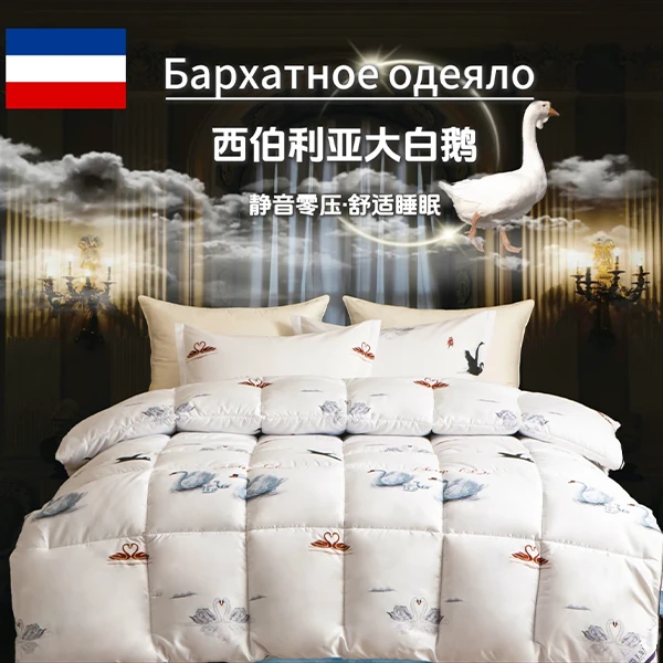 2024新款轻奢透气（6斤）羽丝绒被芯