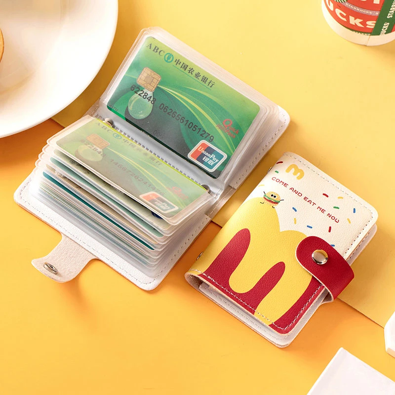 卡通个性麦卡包收纳包时尚防盗刷防消磁大容量证件包多卡位小卡包