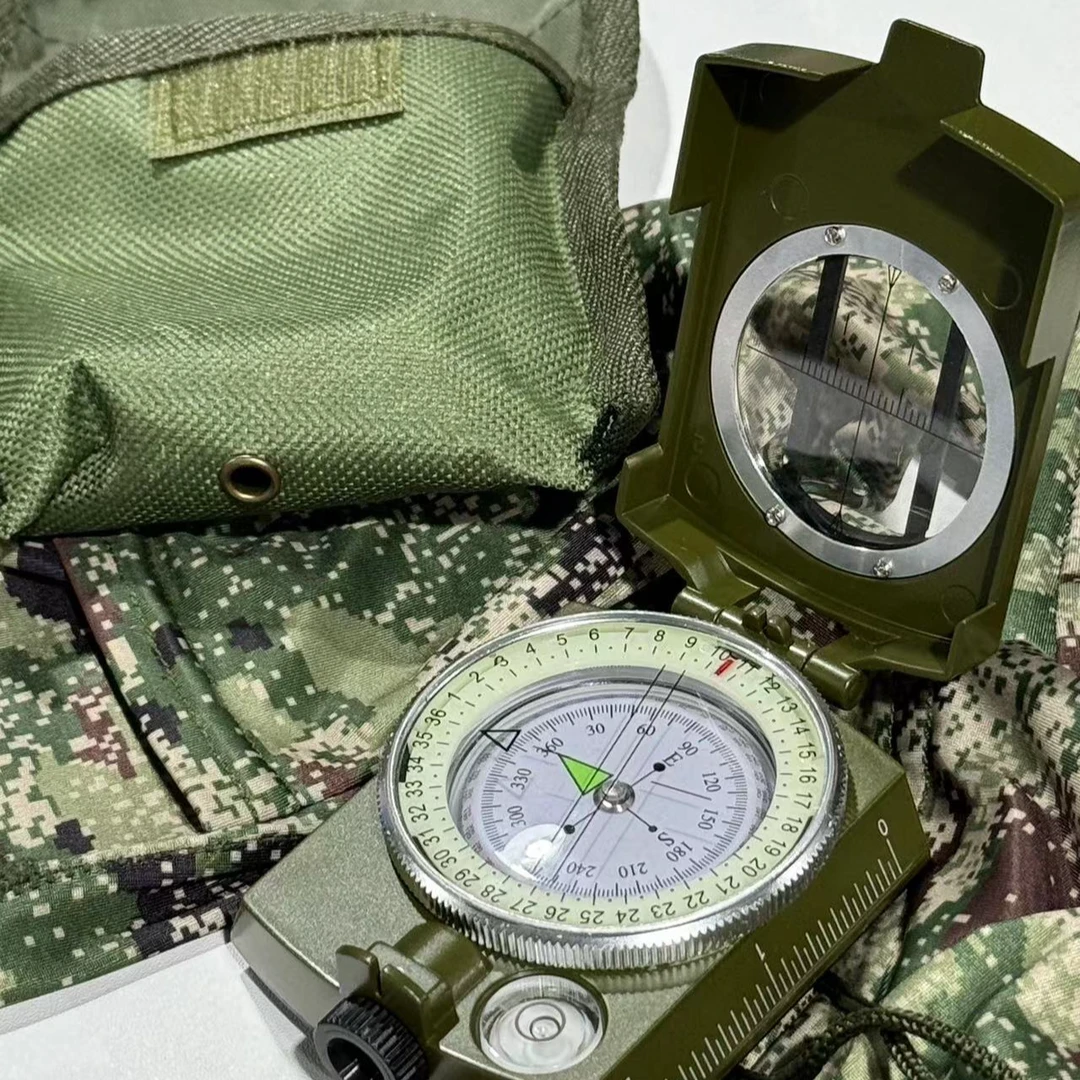 户外多功能指南针夜光防水