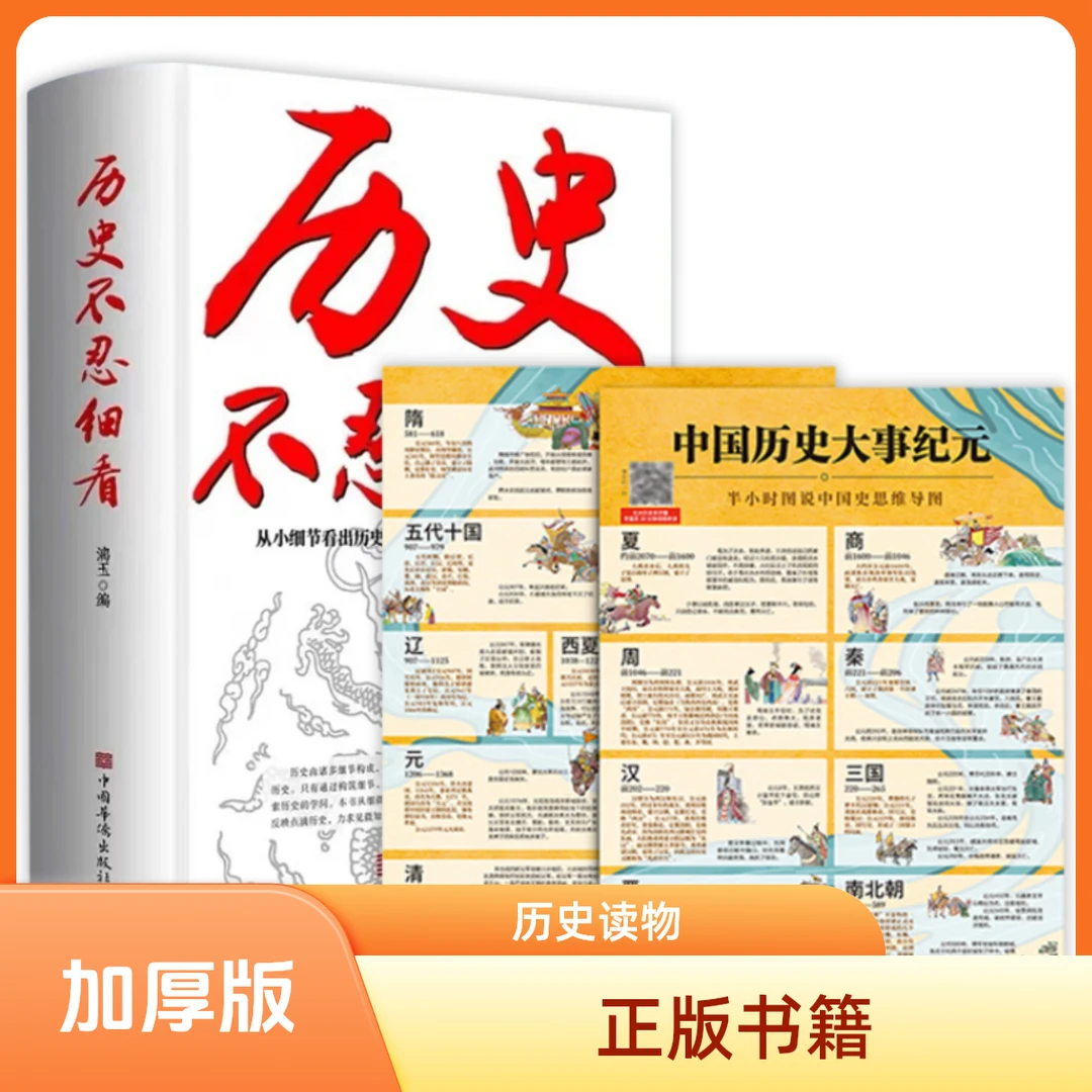 历史不忍细看 一本书读懂中国史世界史 档案推理还原真相历史读物