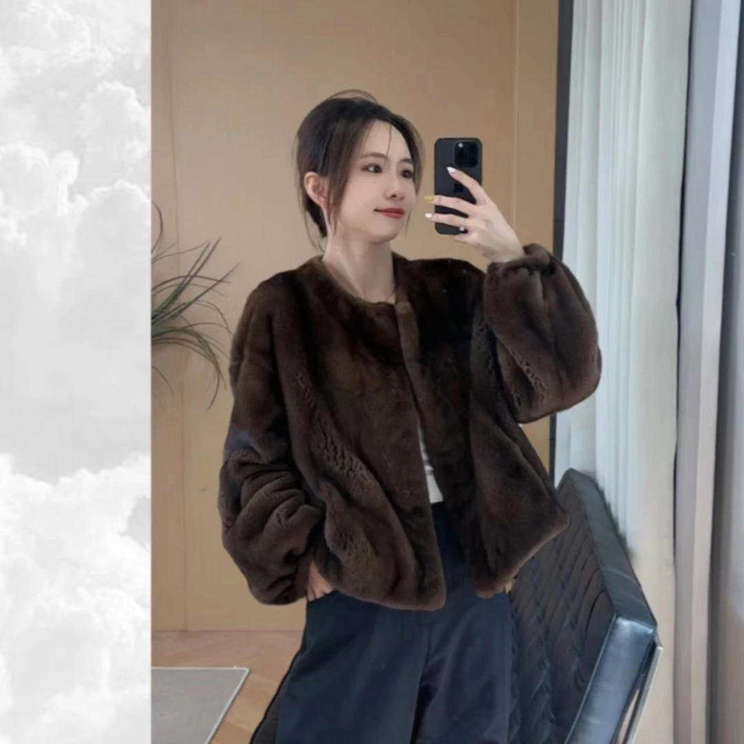 【林鹿儿】新款天鹅绒女款时尚百搭女士设计师韩版冬季气质