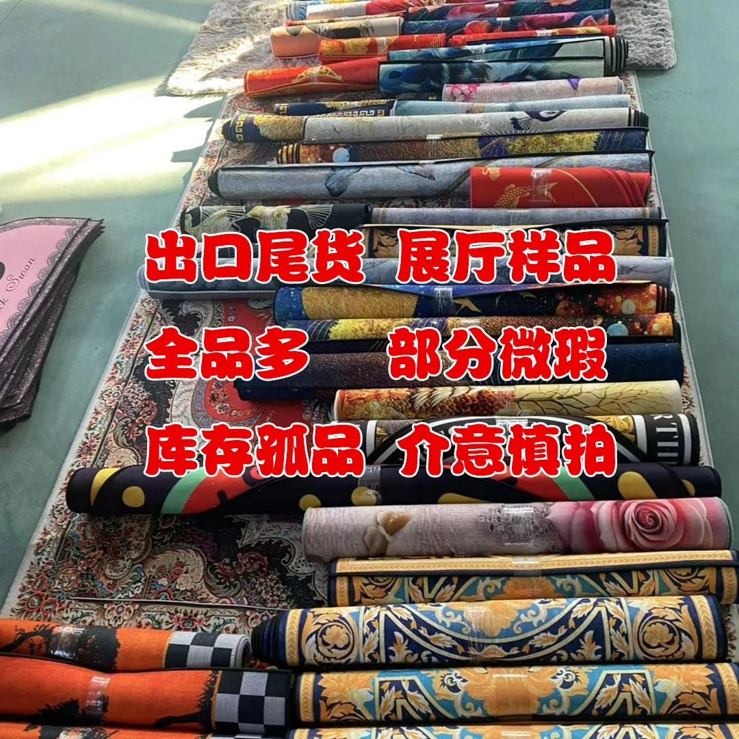 1孤品微瑕客厅卧室床边隔凉沙发茶几入户门防尘蹭土临时地垫地毯
