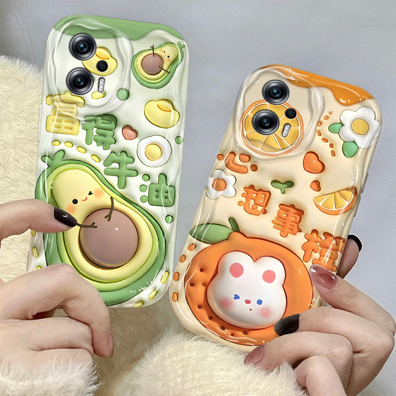 樱有尽有红米NOTE12TPRO手机壳可爱硅胶卡通全包新软简约高颜值潮