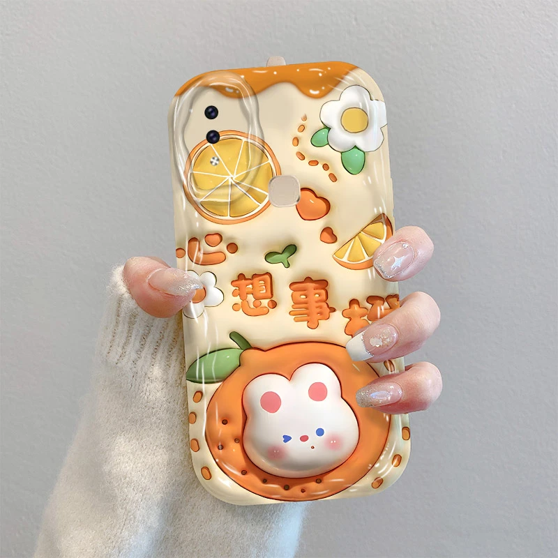 适用于心想事橙VIVOv9手机壳可爱超薄全包新款新潮网红高颜值耐磨