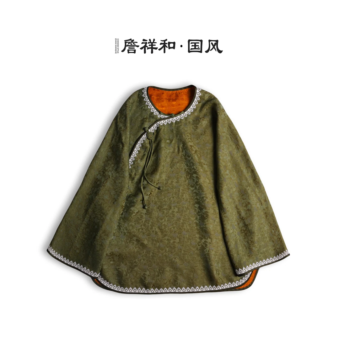 『篱落秋晴』詹祥和·复古新中式香云纱时尚百搭宽松秋冬圆领上衣