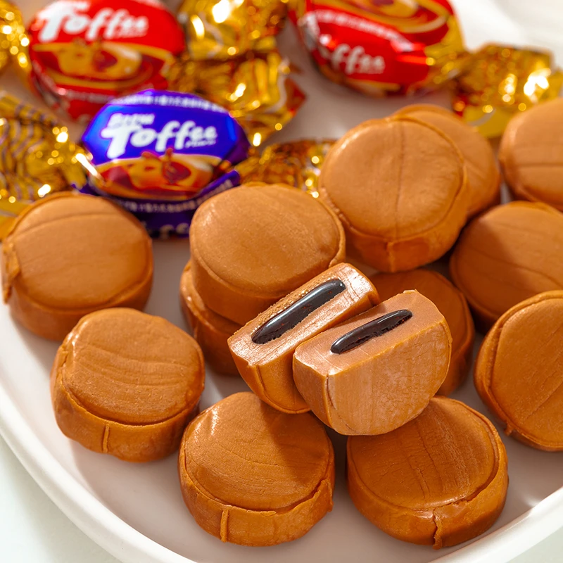 【一斤】巧克力爆浆太妃糖网红喜糖圣诞节年货糖果