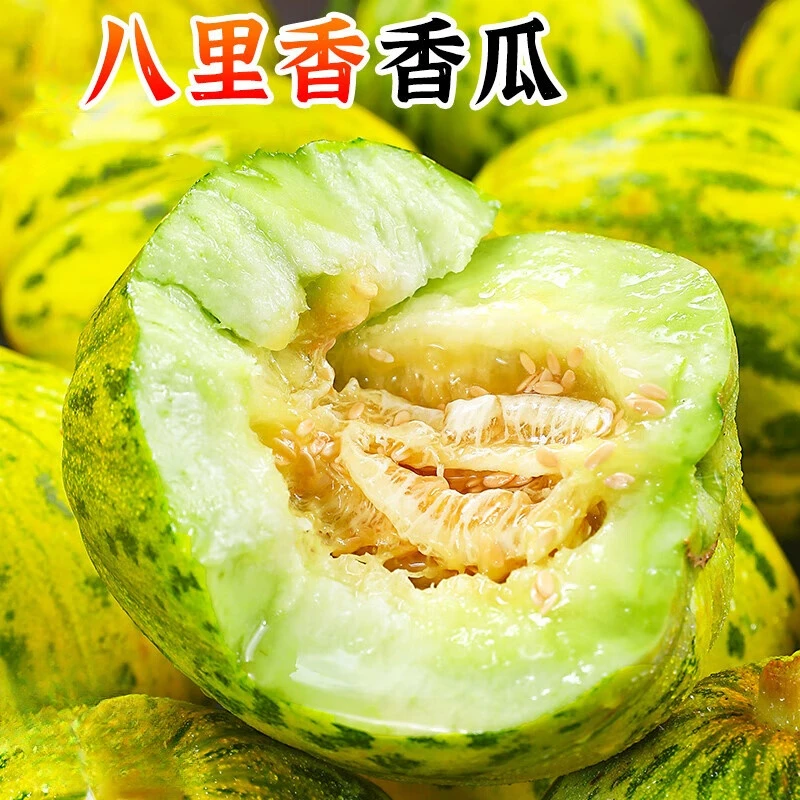 东北香瓜八里香甜瓜地产脆甜花瓜一箱包邮