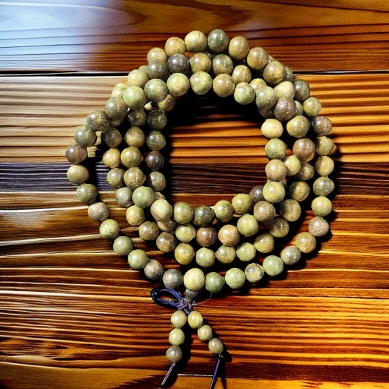 265号 绿檀0.8cm长串