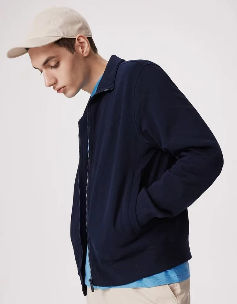 【金典】彩色刺绣 男装立领修身休闲外套