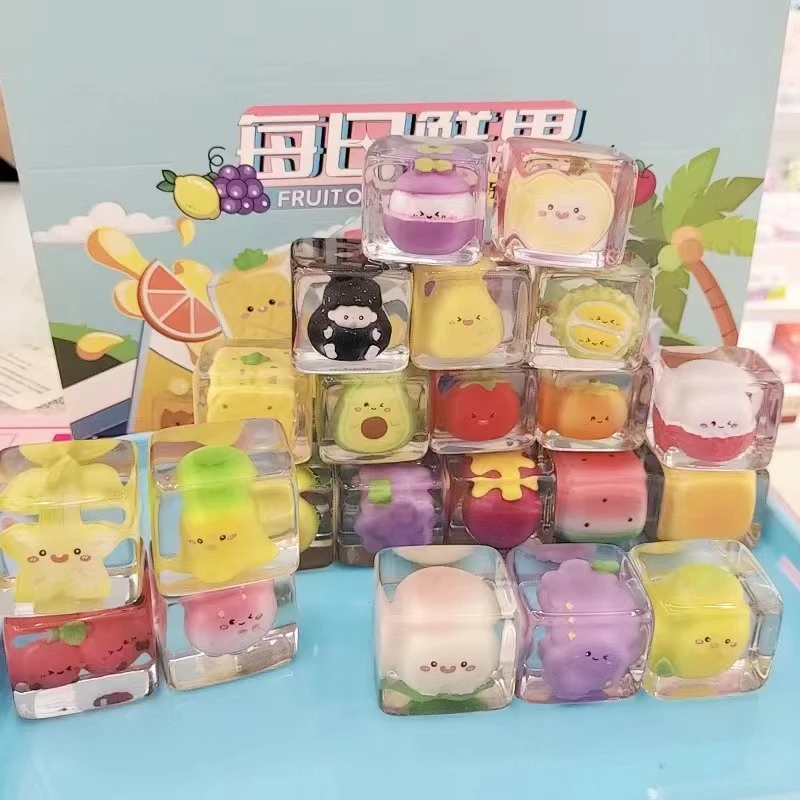 【桐桐拆盒】冰块每日鲜果大萌粒潮玩
