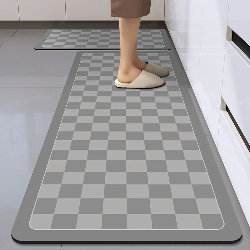 厨房地垫家用吸水吸油耐脏长条脚垫门口进门地垫入户门垫耐脏地毯