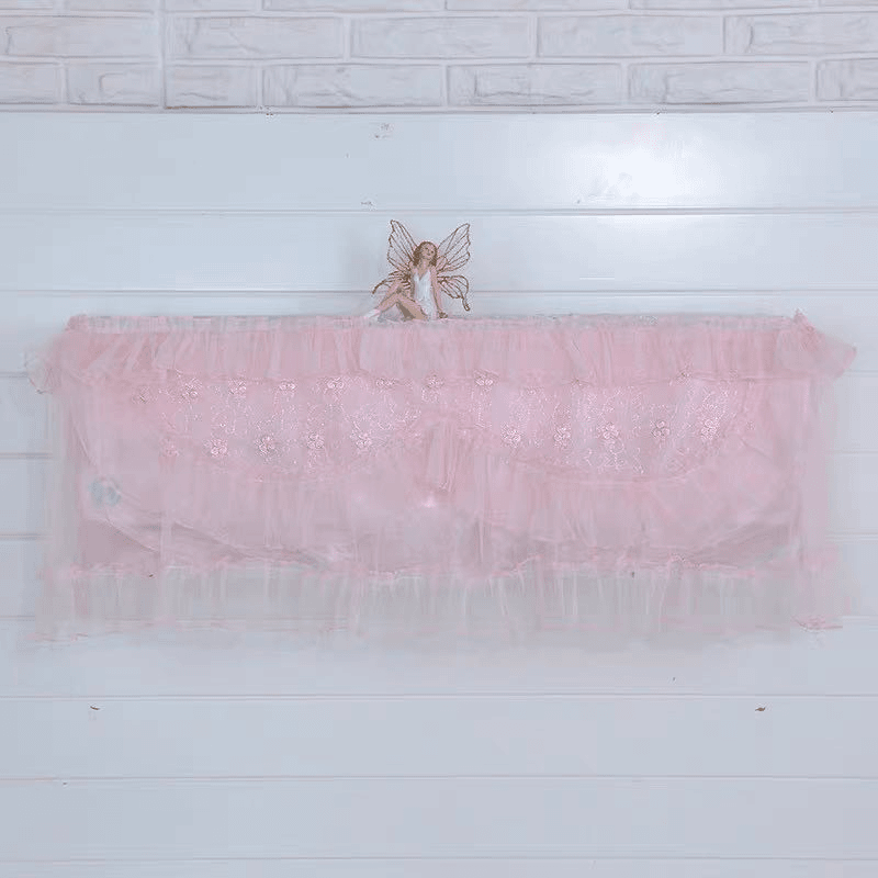 【两个装】粉色系空调挂机罩1-1.5p（绣花随机）