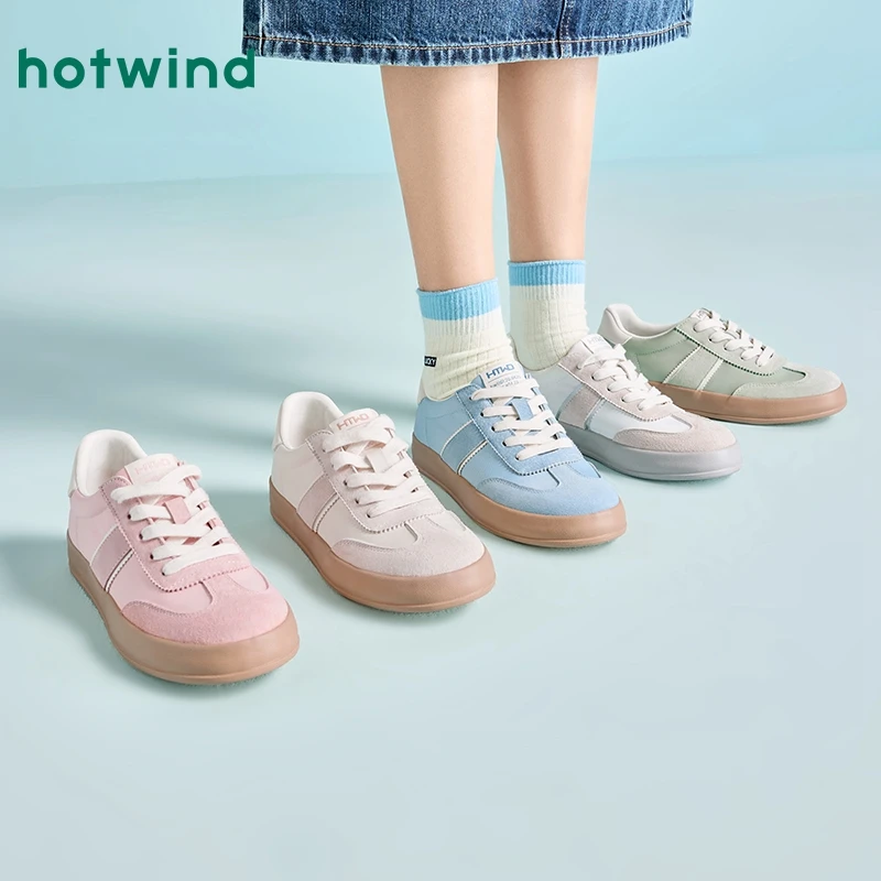 热风2024年秋季新款女士高能感时尚休闲鞋H14W4V32