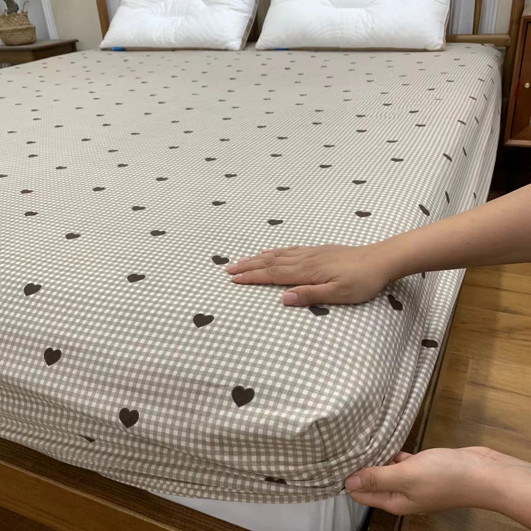 【爱心格咖】-床笠床垫保护套1.5X2小辣椒加厚磨绒