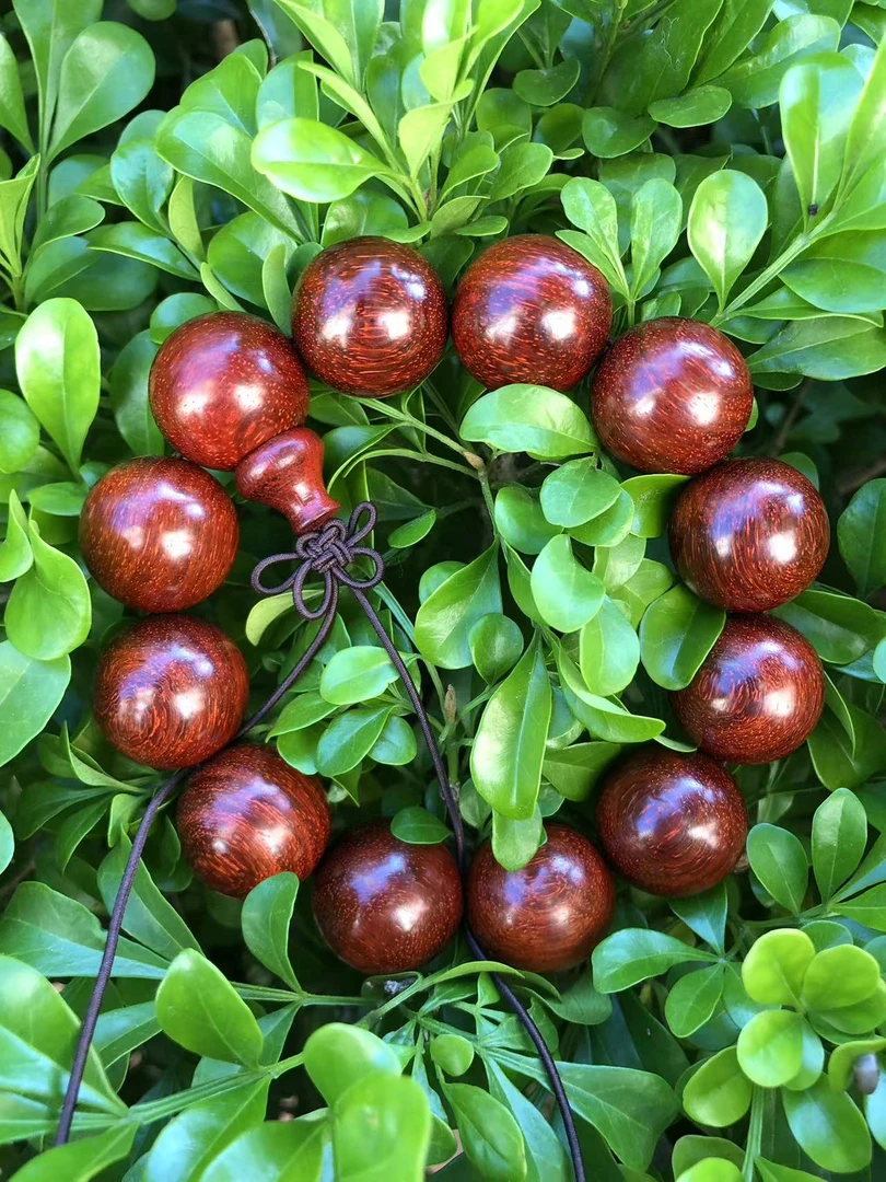 印度小叶紫檀无胶无腊2.0手串