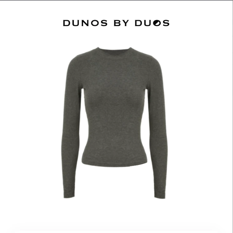 【百搭神器】简约纯色修身内搭长袖打底气质显瘦弹力针织打底衫