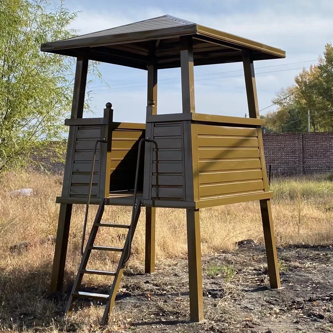 全钢户外岗亭2k汽车漆涂层30～50年不掉漆不掉色多人岗亭