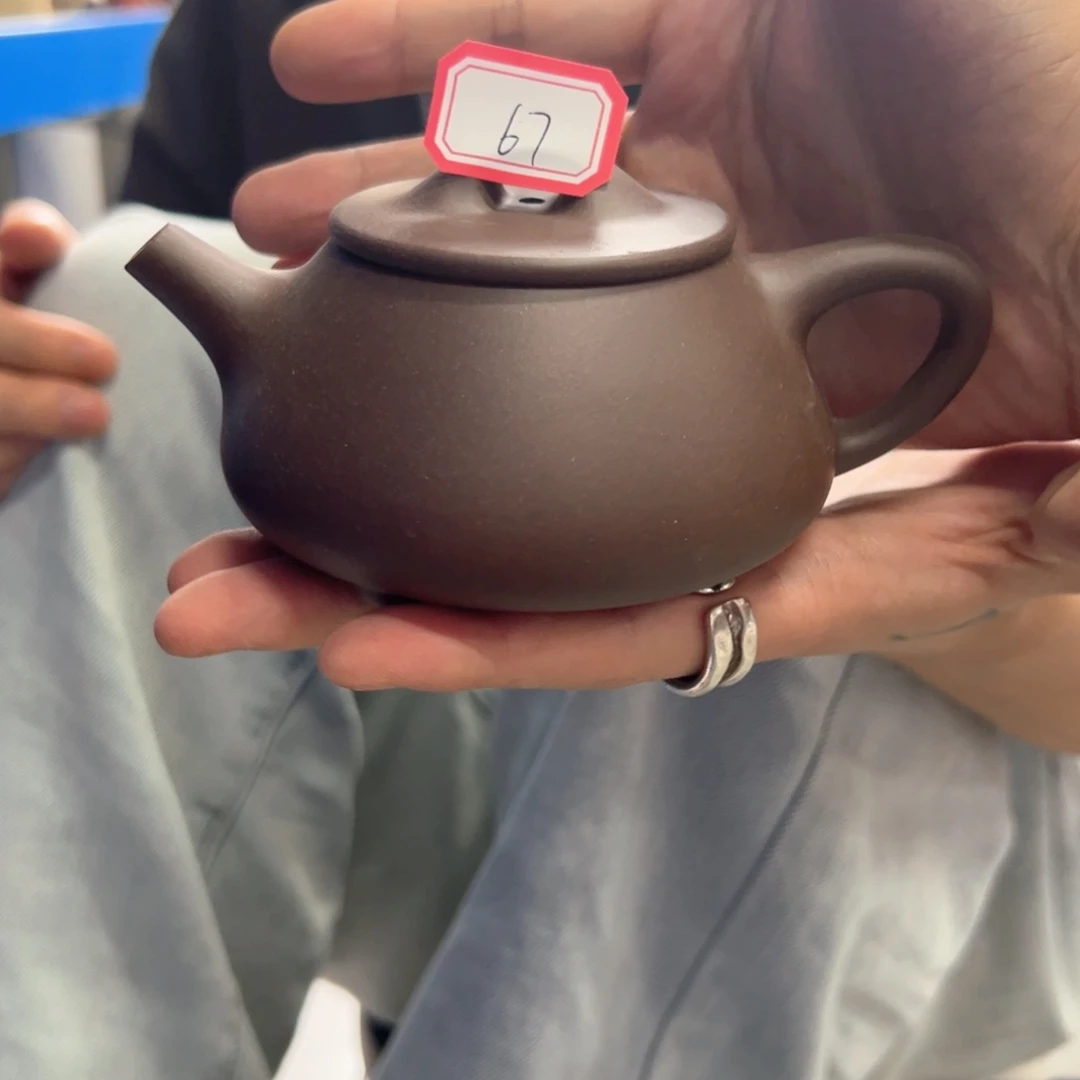 紫砂茶壶67 黄龙山原矿紫砂