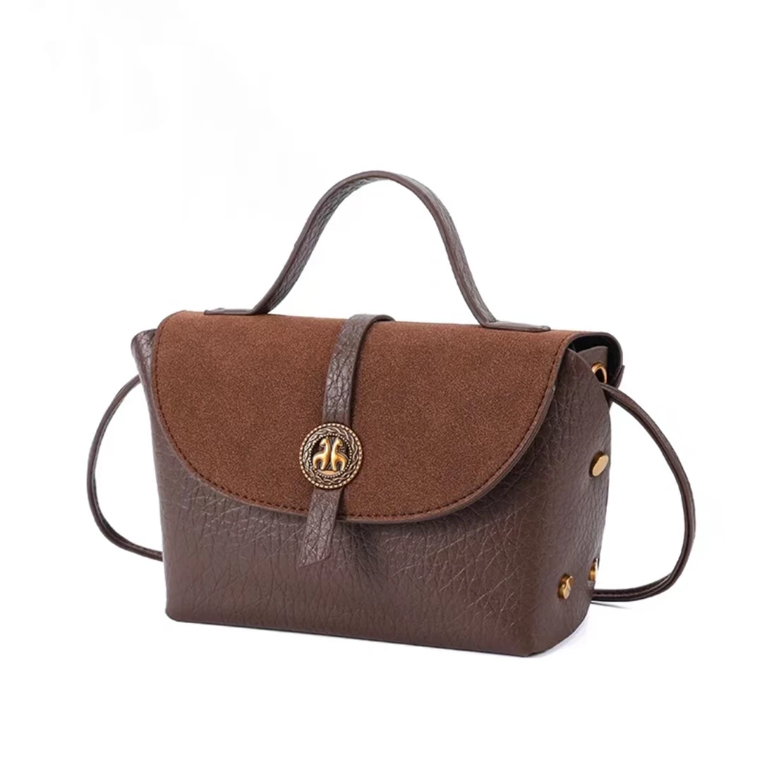 气质时尚出行便携小众高颜值百搭简约潮流复古斜挎单肩包S2001