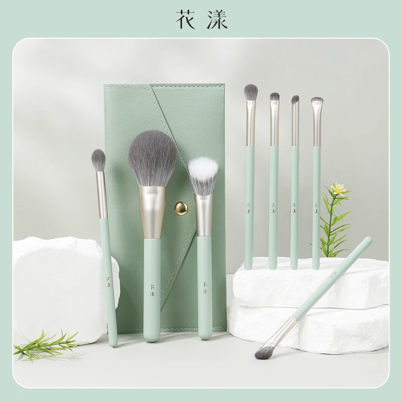 【达人专属】花漾春辰化妆套刷眼线刷腮红刷散粉刷眼影刷修容刷q