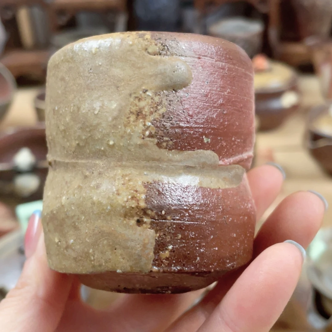 备前烧主人杯大岩