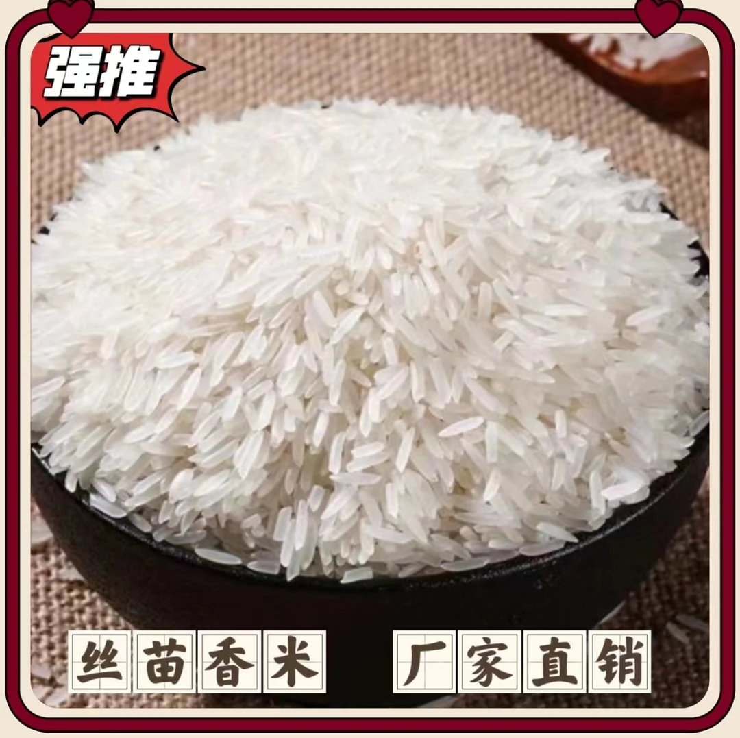 长粒香米10斤装丝苗米农家大米猫牙米新米20斤装新鲜营养生态大米