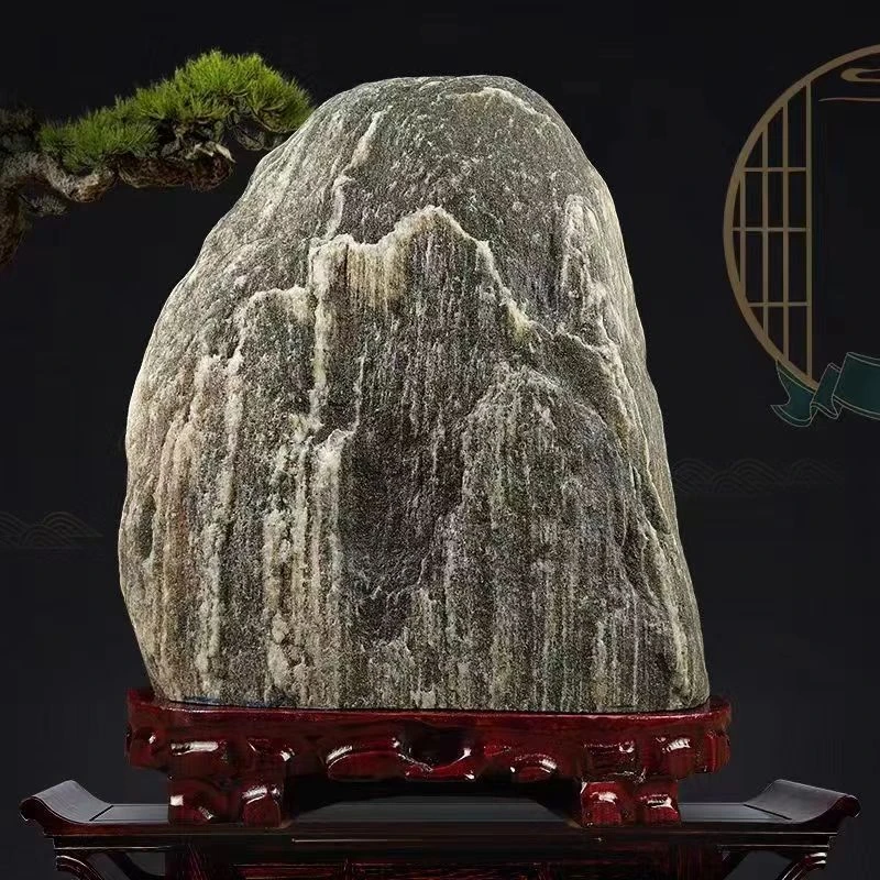 原石奇石平安石办公室靠山石客厅玄关雕刻庭院石头摆件乔迁送礼