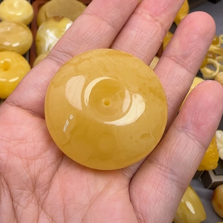 蜜蜡颈饰未镶嵌天然蜜蜡
