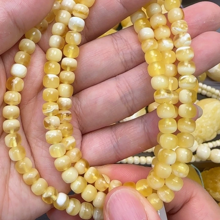 蜜蜡颈饰未镶嵌天然蜜蜡