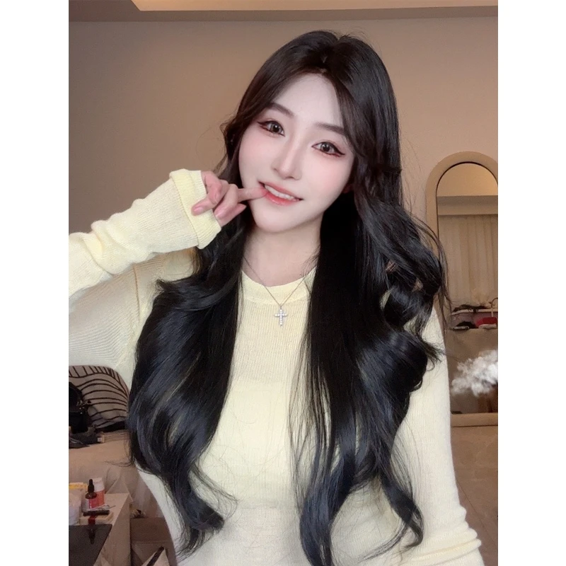 【子琪专属】升级版小额蕾丝卷发假发亚麻金棕色黑色自然蓬松时尚