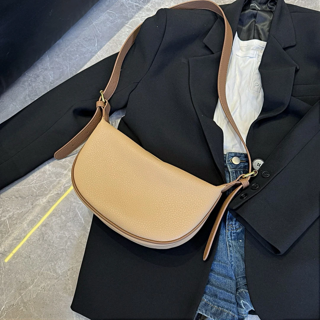 包包女款爆款2025新款夏季时尚百搭单肩斜挎包软皮休闲腋下饺子包