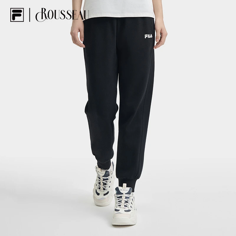 Fila/斐乐女【时尚休闲束脚卫裤】秋季新款百搭运动长裤F11W448606F