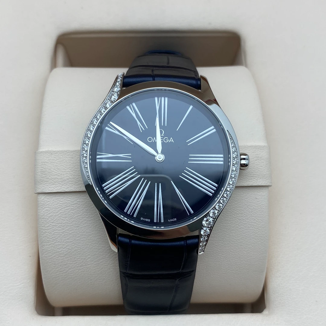 全新未使用 Omega/欧米茄 碟飞系列石英腕表百搭时尚公价35700
