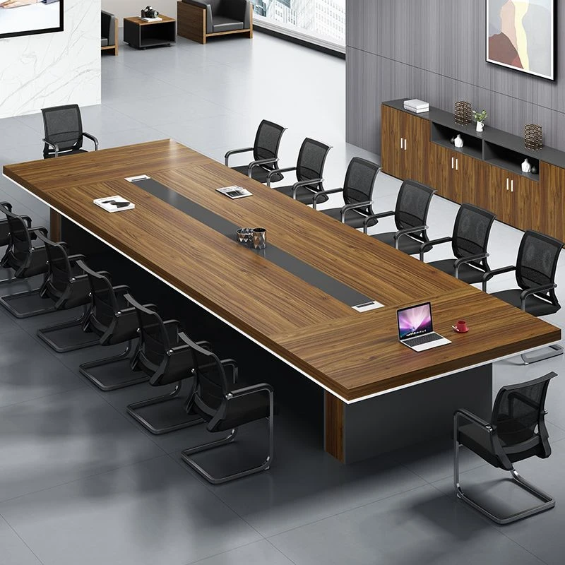 大小型会议桌长桌椅组合办公桌长条桌培训洽谈桌子会议室简约现代
