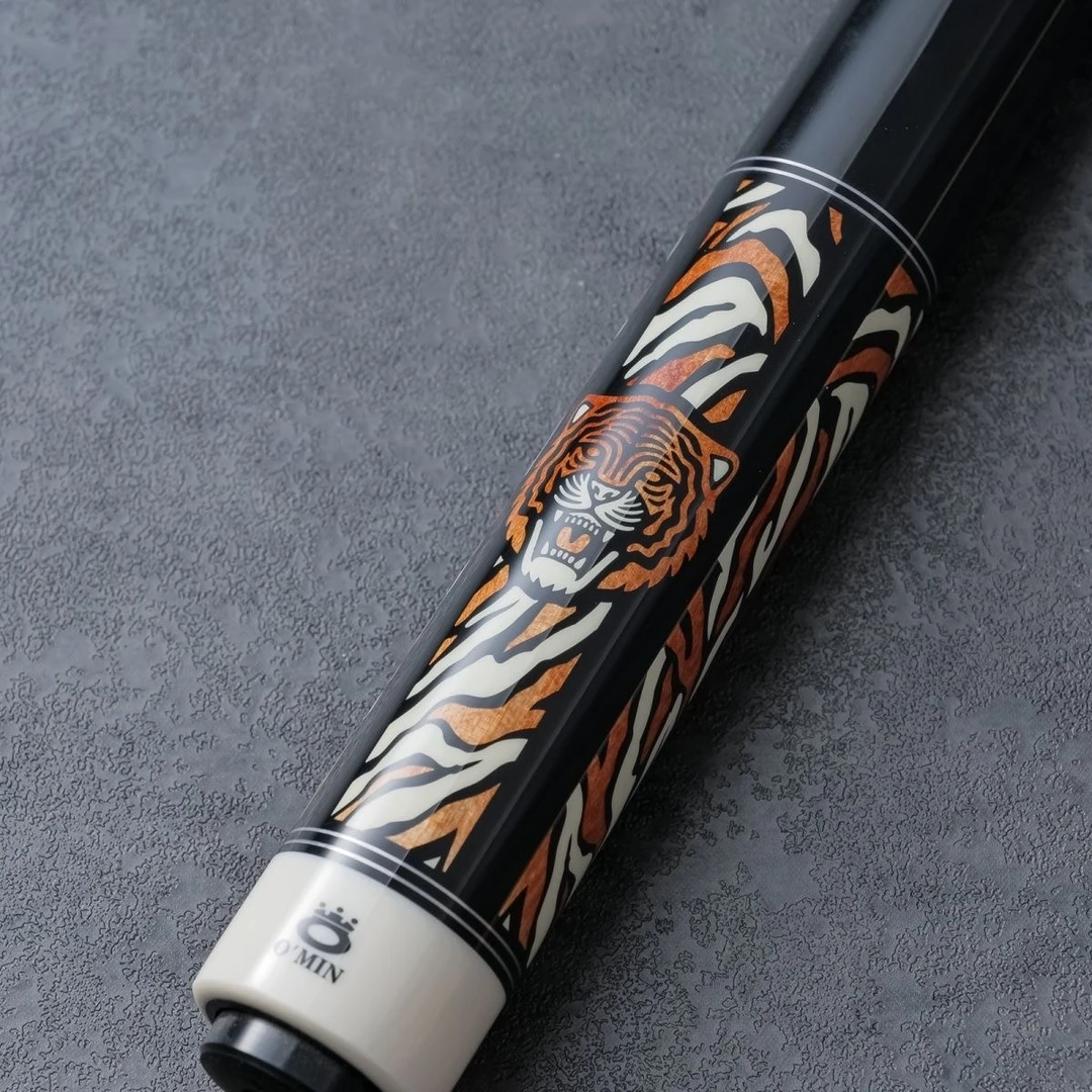 Ｏmin 大头台球杆奥秘伏虎大头杆中式八球台球杆1/2球杆全套