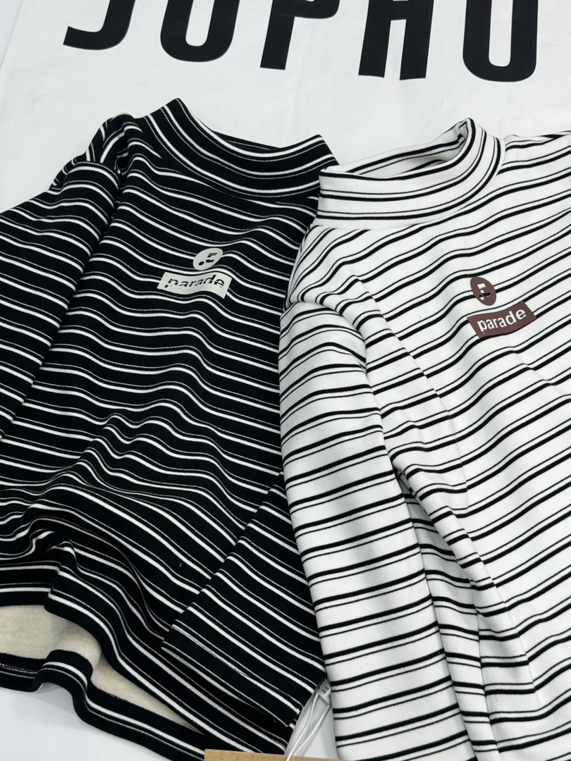 0517童装打底衫秋冬款2025新款半高领保暖内衣宽松版