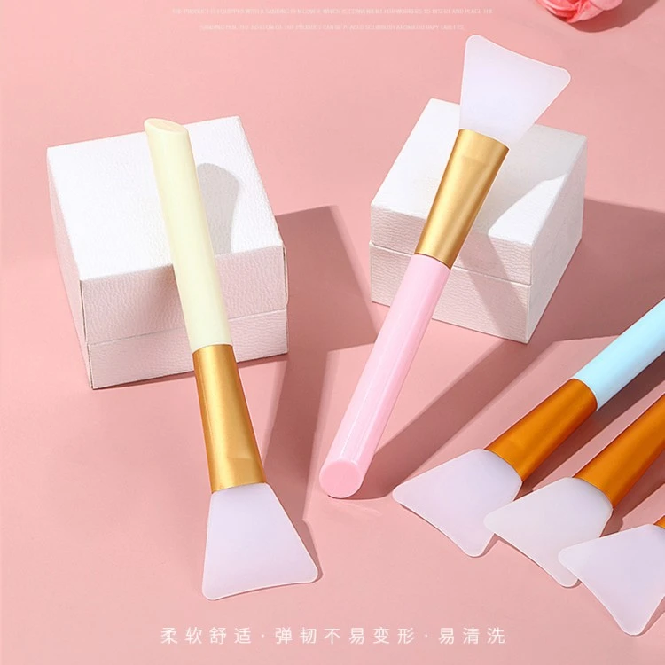 面膜碗小碗面膜刷子硅胶模具调膜碗保鲜膜面膜纸100张软头硅胶刷