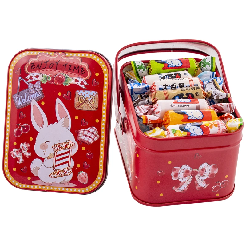 【林大厨】大白兔sweet time糖果铁听精美礼盒童年经典回忆