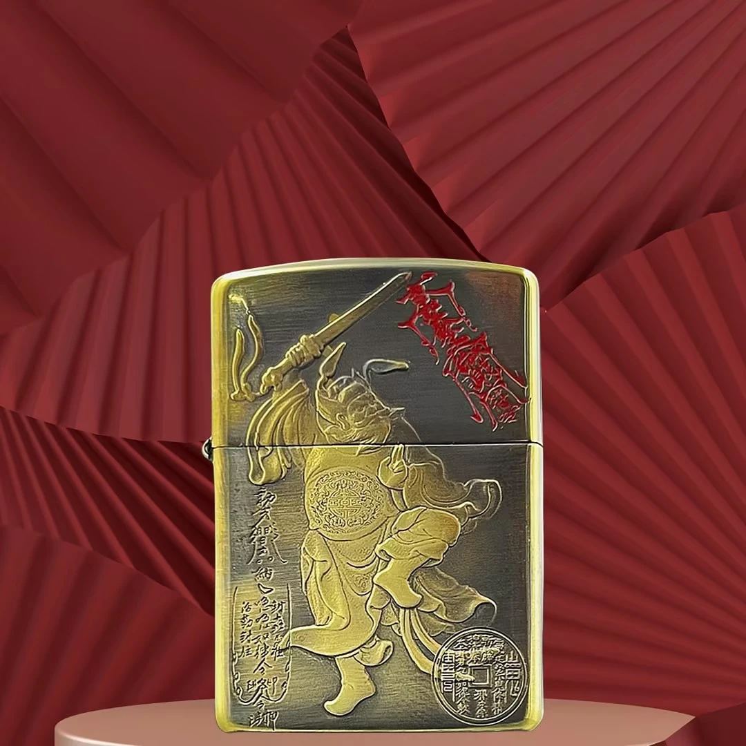 168盔甲清风朱砂钟馗煤油打火机