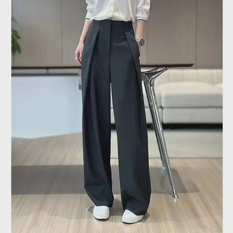 柳叶裤！M1515时尚褶皱设计裤长裤双色可选！裤长102 款号JM5827