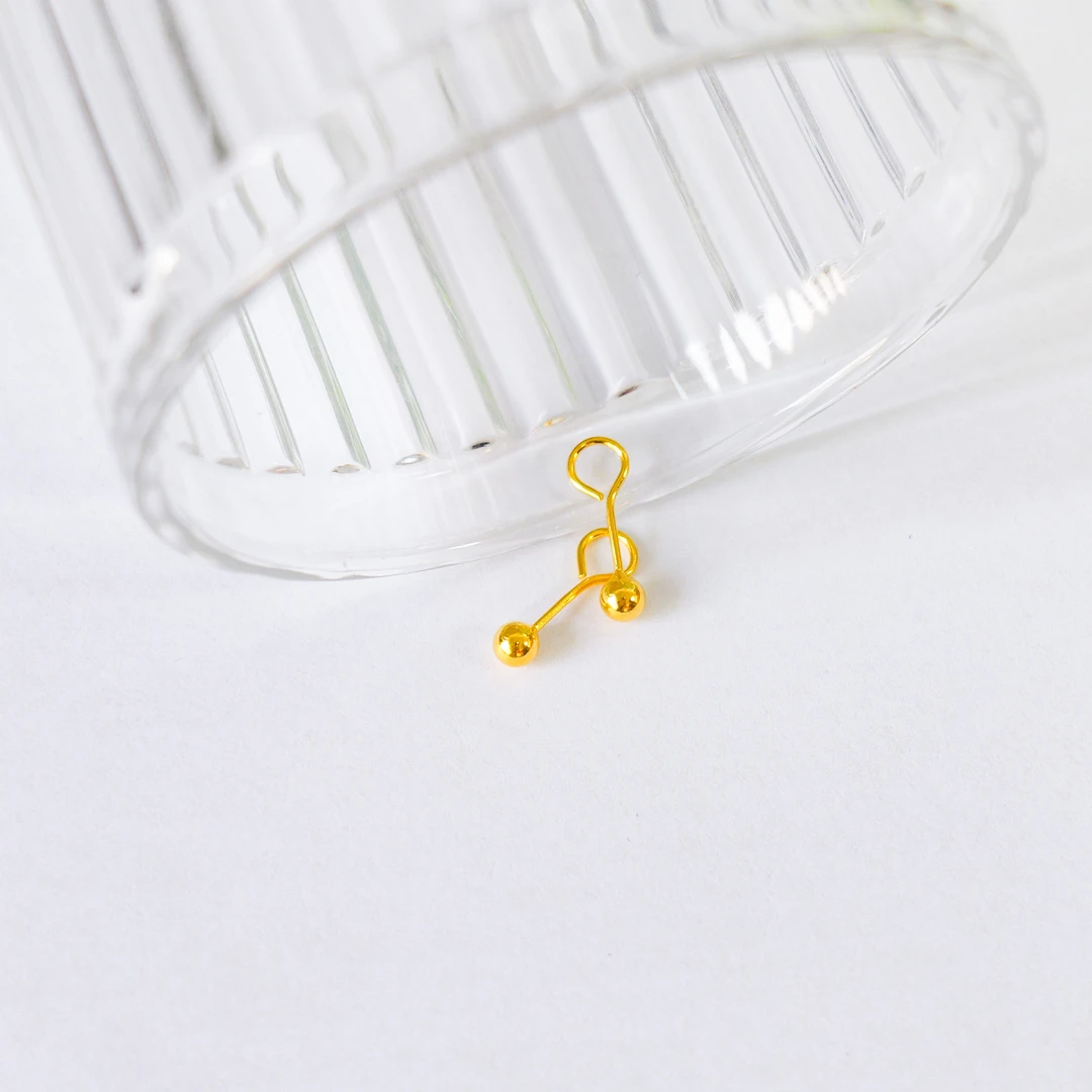 足银耳饰 光珠耳钉