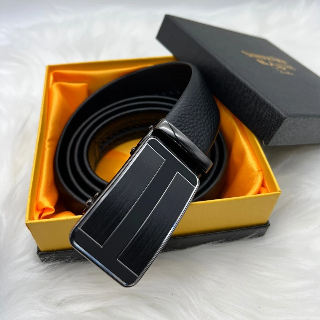 皮带男真皮自动扣腰带头层牛皮商务时尚中青年高档2023新款裤腰带