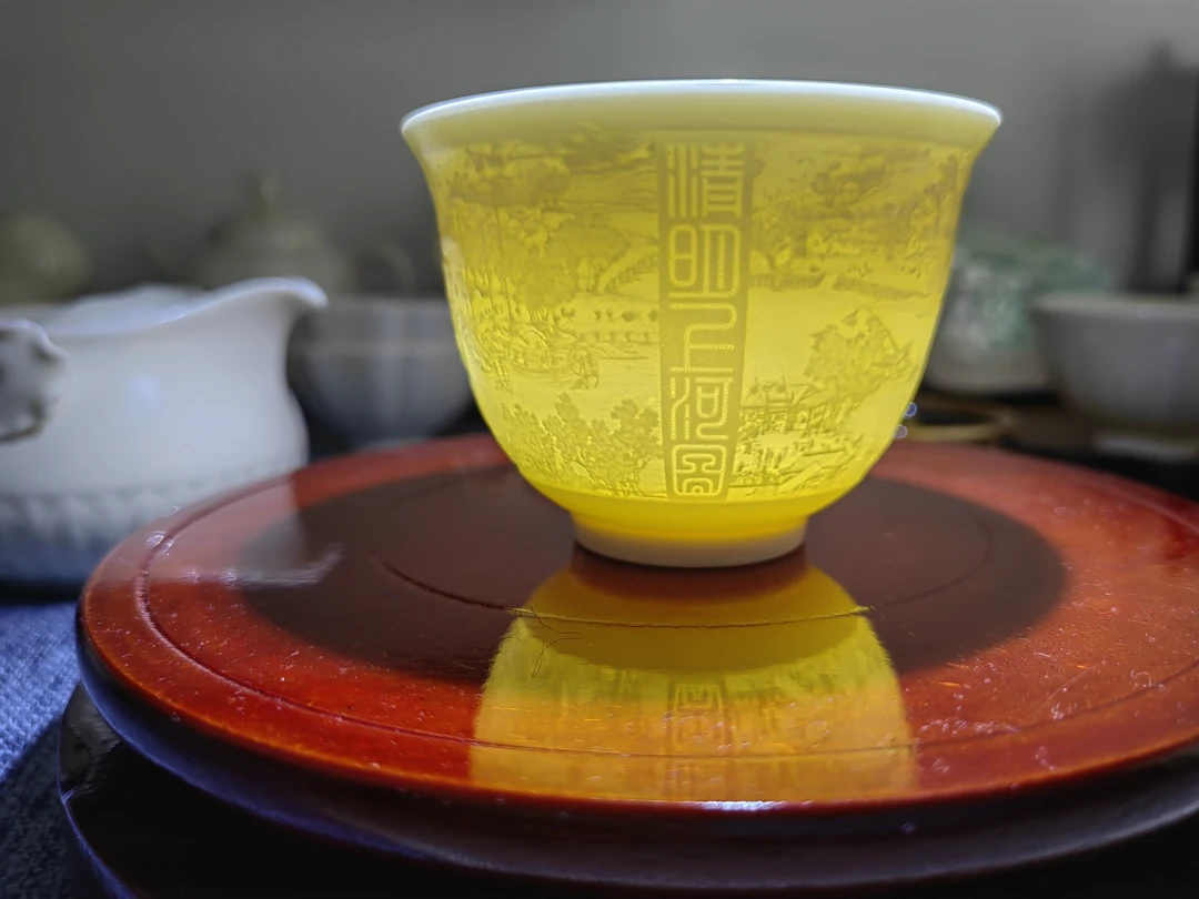 华夏定窑白瓷温润如玉质感纯手工主人杯品茗茶杯