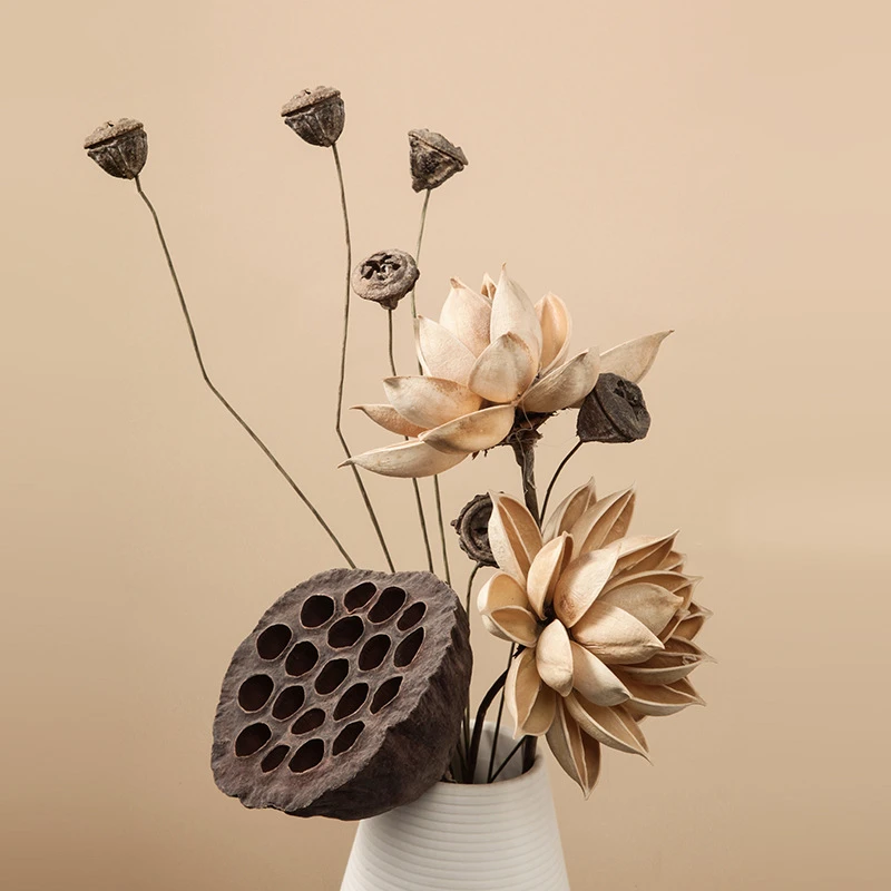 ins风天然干花风干花束diy禅意干花家居装饰品摆拍摄影道具