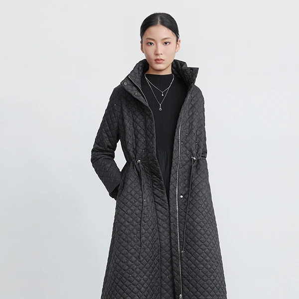 S·DEER圣迪奥时尚休闲舒适棉外套保暖防风百搭潮流女装S224Z2318