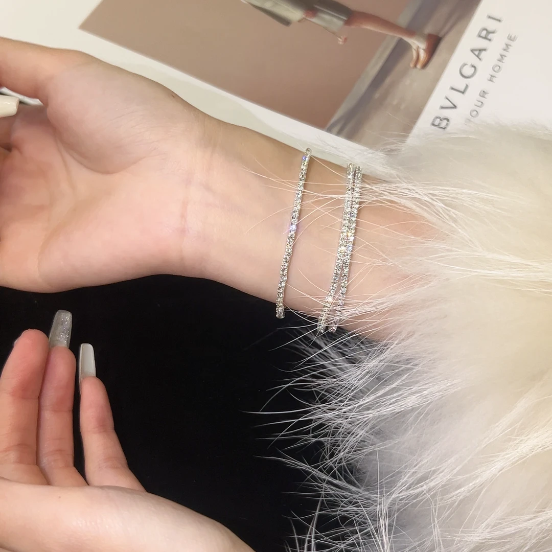 铜合金手链 三生三世满天星河手链【弹力绳可调节手粗手细可戴】